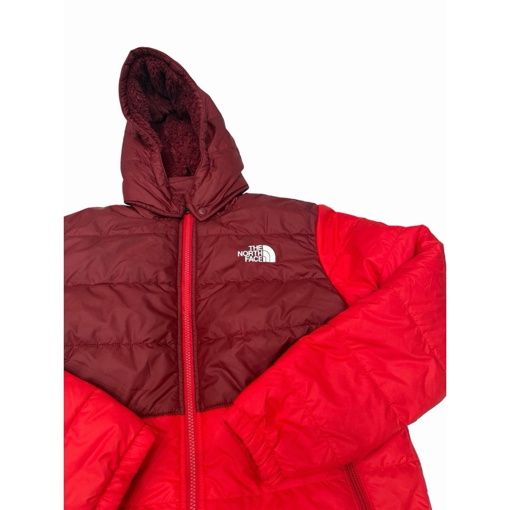 The North Face  Boy Winter Jacket Reversible Hooded Red Size XL 14/16